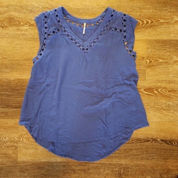 🎈4 FOR $20 𝅺nine 1 Eight Lattice Blouse - Picture 1 of 6